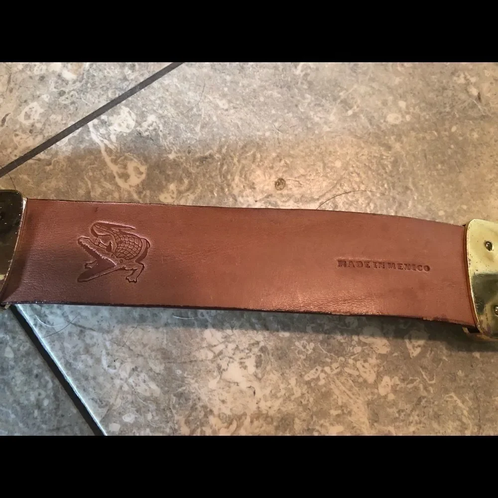 Los Altos boots alligator bling belt